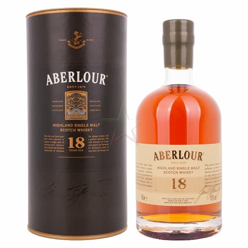 Aberlour 18 Years Old Highland Single Malt Scotch Whisky 43,00% 0,50 Liter von Aberlour