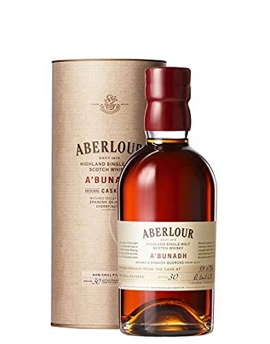 Highland Single Malt Scotch Whisky A'bunadh Aberlour 0,7 ℓ, Astucciato von Aberlour