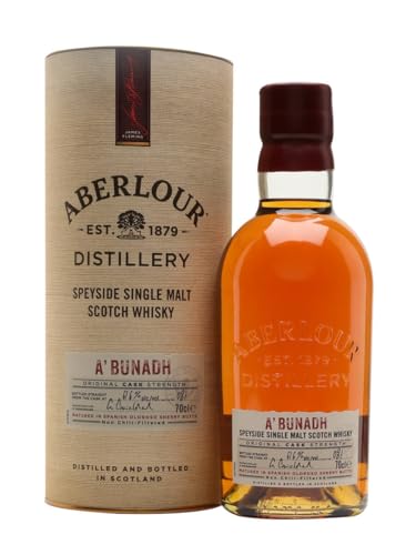 Whisky Aberlour A'bunadh 700 ml w tubie | Whisky |700 ml | 59.2% Alkohol | Aberlour Distillery | Geschenkidee | 18+ von Aberlour