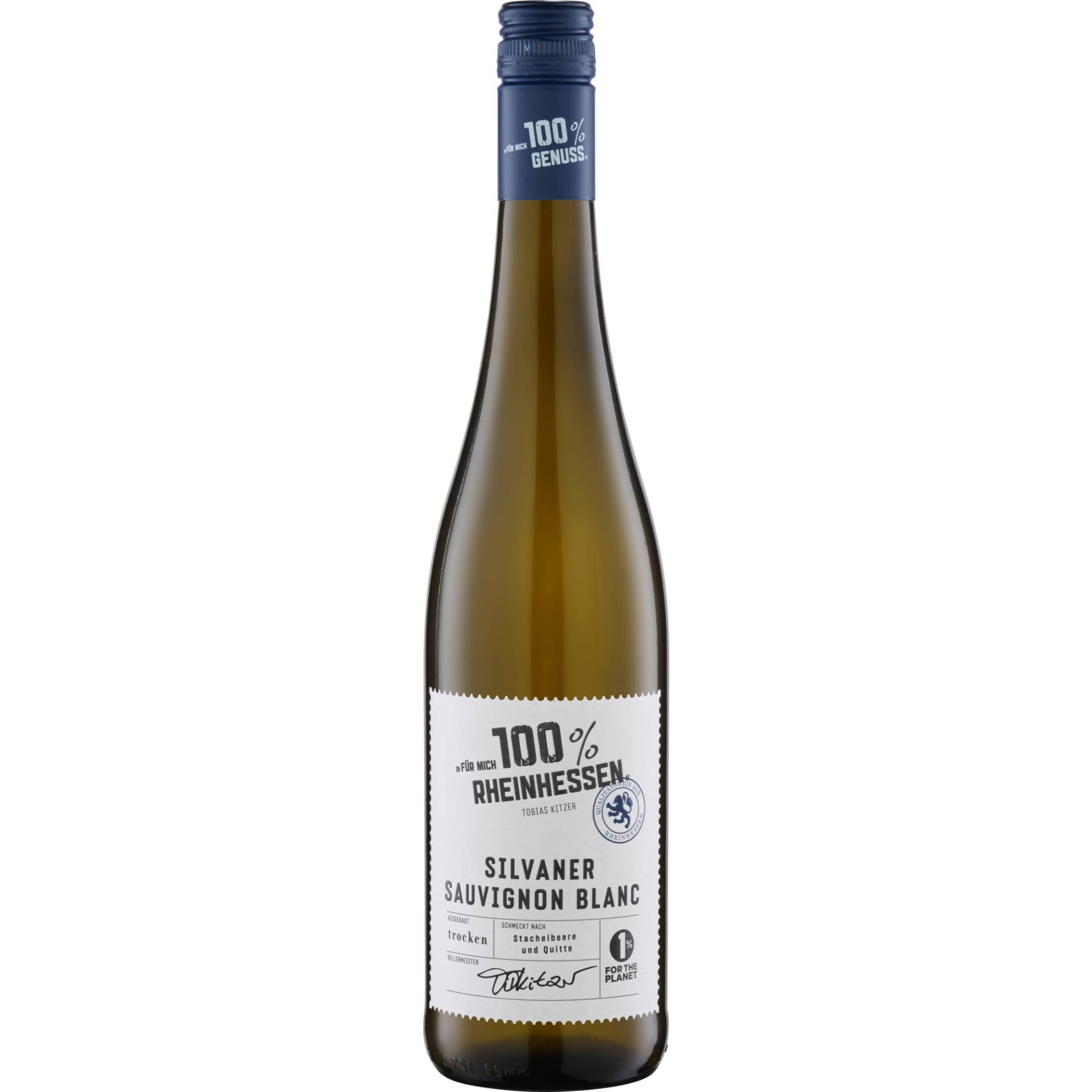 Für mich 100% Silvaner Sauvignon Blanc, Trocken, Rheinhessen, Rheinhessen, 2023, Weißwein von Abfüller: Weinmanufaktur Kitzer GmbH&CoKG  55576 Badenheim