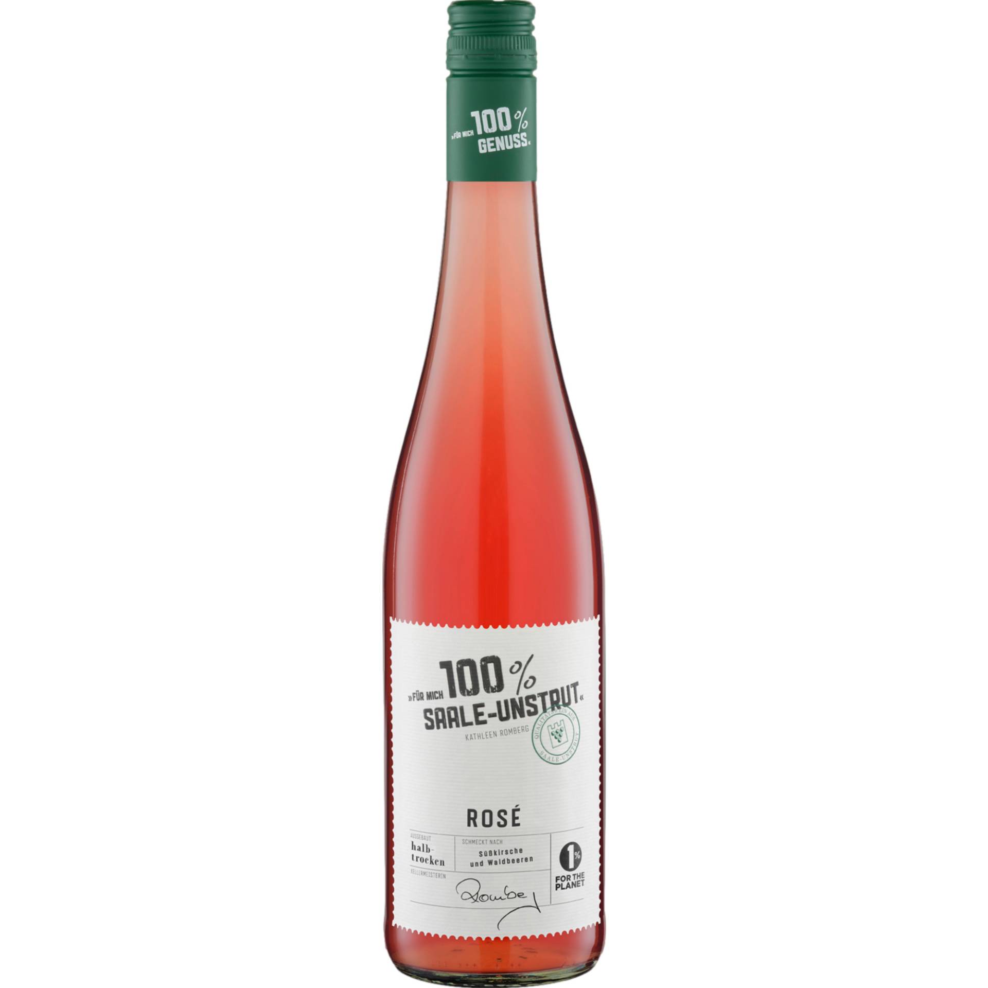 Für mich 100% Rosé, Halbtrocken, Saale-Unstrut, Saale-Unstrut, 2023, Roséwein von Abfüller: Winzervereinigung-Unstrut eG - D-06632 Freyburg-Unstrut