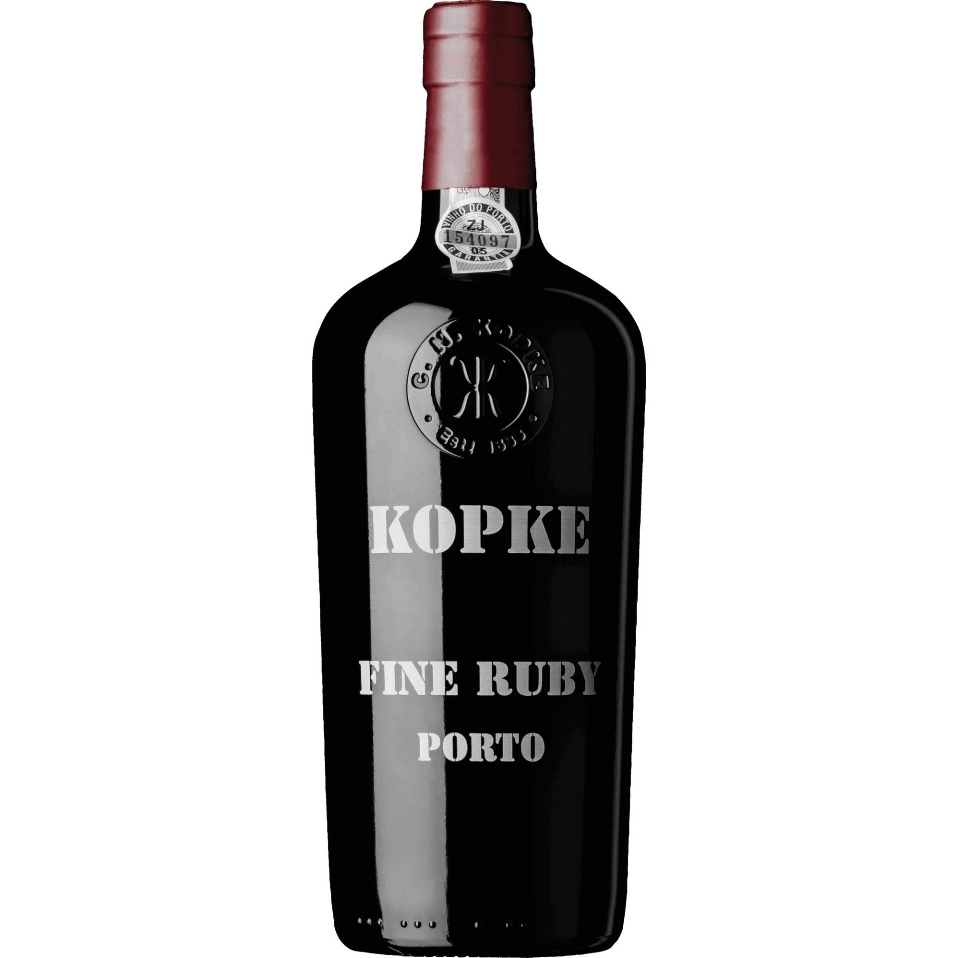 Kopke Fine Ruby Port, Vinho do Porto DOC, 0,75 L, 19,5% Vol., Douro, Spirituosen von Abgefüllt von Sogevinus Fine Wines, S.A., Vila Nova de Gaia, Portugal