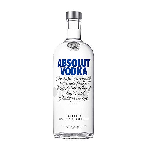 Absolut Vodka 40% 2x 1Liter Flasche - Premium Vodka aus Schweden von Absolut Vodka