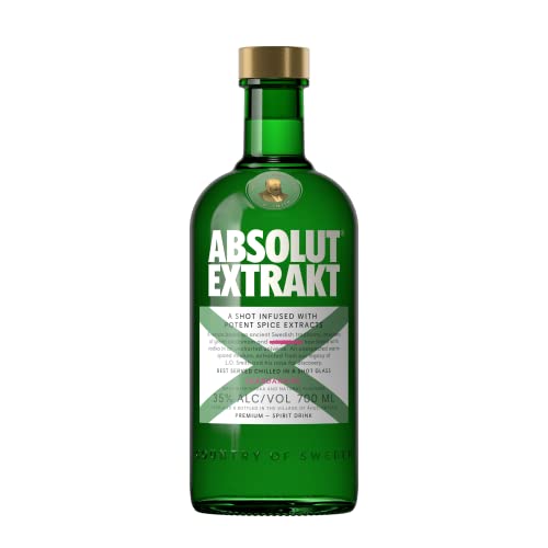 Absolut Vodka EXTRAKT – Schwedischer Vodka – Edler Kräuterschnaps für unvergessliche Shot Erlebnisse – 1 x 0,7L von Absolut Vodka