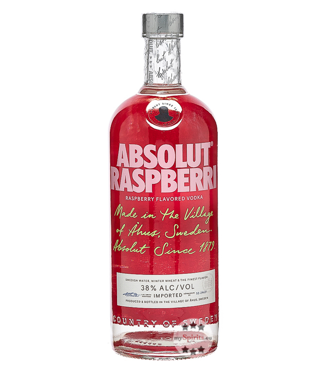 Absolut Raspberri Flavored Vodka  (38 % vol., 1,0 Liter) von Absolut