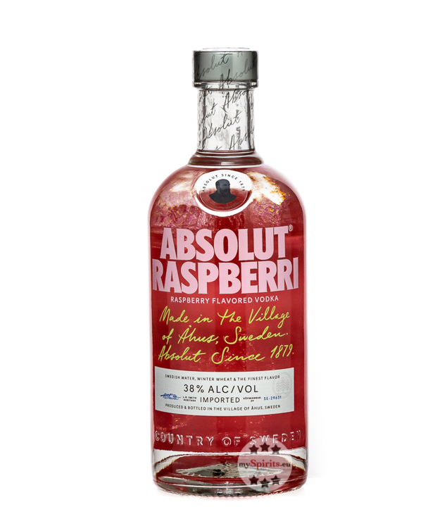 Absolut Vodka Raspberri 0,7l (38 % vol., 0,7 Liter) von Absolut