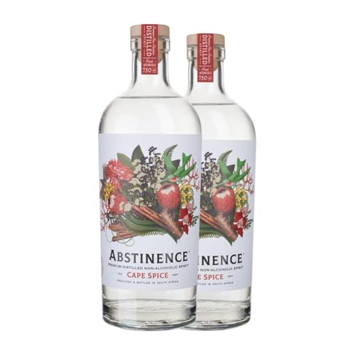 Liköre Abstinence Spice Western Cape 75 cl Sin Alcohol (Karton mit 2 Flaschen von 75 cl) von Abstinence