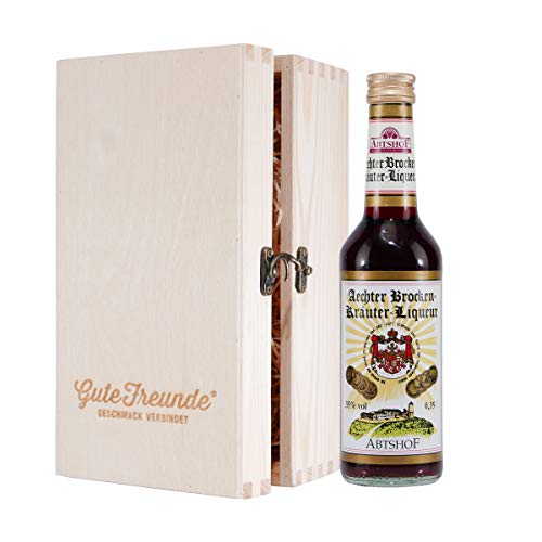 Abtshof Aechter Brocken-Kräuter-Liqueur mit Geschenk-HK von Abtshof