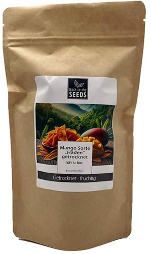 Mangostreifen – Sorte „Haden“ - getrocknet - Bio - Rohkostqualität - 400 g von AcanChia