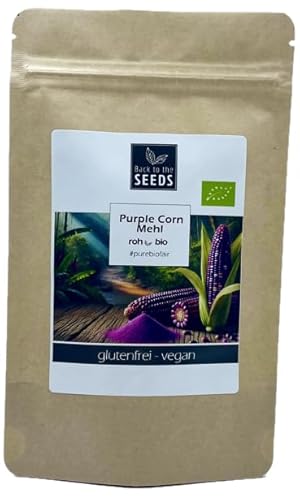 Purple Corn Mehl - 400g - Bio - Rohkostqualität von AcanChia