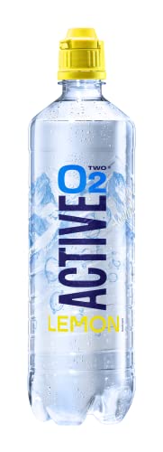 Active O2 Zitrone Natürliches Mineralwasser, 8 x 750 ml von Active O2