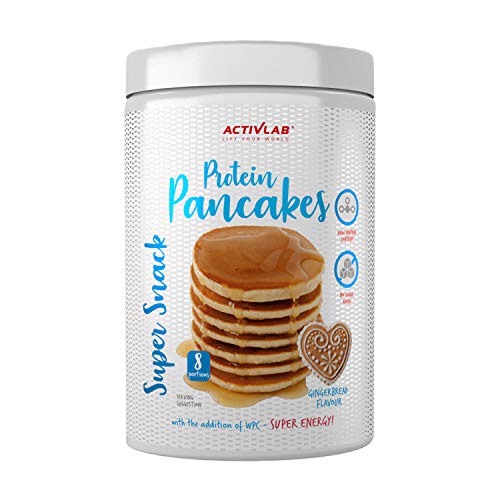 ACTIVLAB PROTEIN PANCAKES 400 g - 8 Portionen - kein zugesetzter Zucker - hoher Proteingehalt - enthält Molkeproteinkonzentrat - Lebkuchengeschmack von Activlab