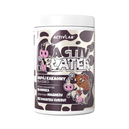 Activlab Activlatek Zuckerfreies Kakaogetränk 500 g, reich an Eiweiß, Ballaststoffen und Magnesium, heiß und kalt, mit Wasser oder Milch von Activlab