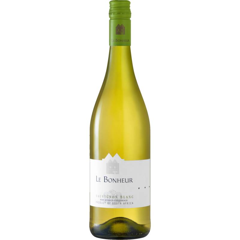 Le Bonheur Sauvignon Blanc, WO Stellenbosch, Western Cape, 2022, Weißwein von AdVini, L' Enclos 34725 Saint-Felix de Lodez, Frankreich