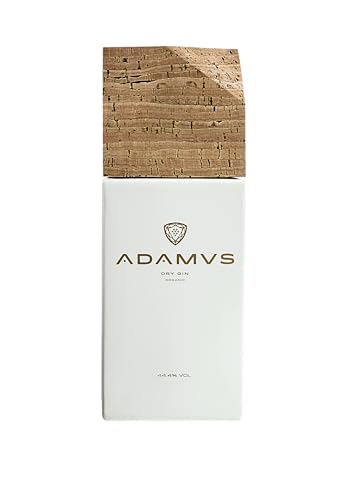 Adamus Organic Dry Gin 70cl | Premium-Gin mit 8 Bio-Botanicals & Baga-Traube – hergestellt in Portugal von Adamus