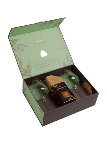 Personalisierte Adamus Organic Gin Signature Edition 2023 Geschenkbox – 70cl | Mit 2 Tassen und 2 Naturkorkuntersetzern von Adamus