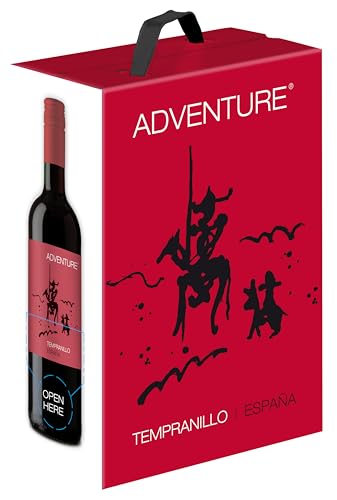 Adventure Tempranillo Vino Tinto de Espana trocken Bag-in-Box (1 x 3 l) | 3 l (1er Pack) von Adventure