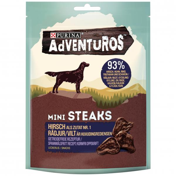 Adventuros Mini Steaks Hirsch von Adventuros