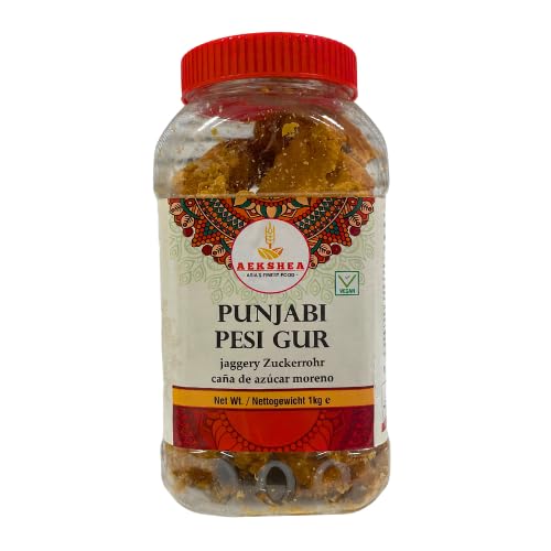 Aekshea Indianische Punjabi Pesi Goor - 1kg von Aekshea