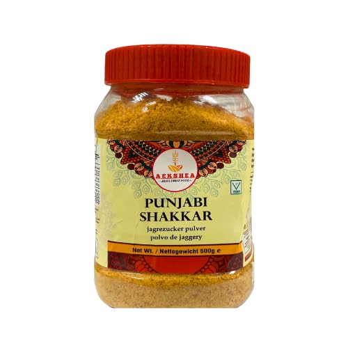 Aekshea Punjabi Shakkar - Natürliches Jaggery Pulver - 500g von Aekshea