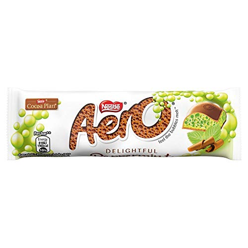 Aero Bubbly Pfefferminze Riegel - 36g - 8er-Packung von Aero