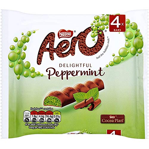 Aero Peppermint Bubbly Bar Multipack 4 x 27g, 2 Pack von Aero