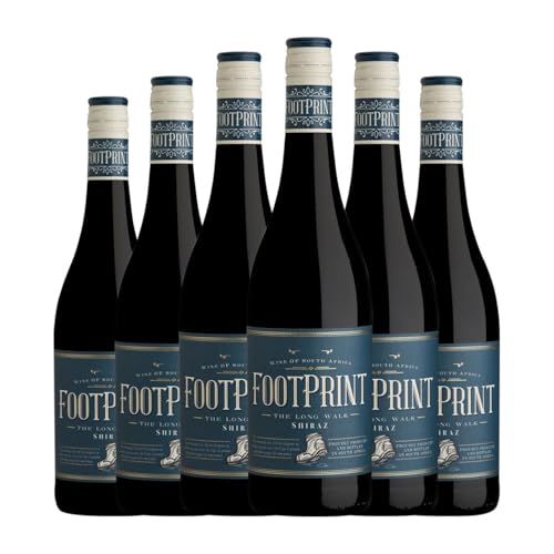 African Pride Footprint Shiraz Syrah Western Cape 75 cl Rotwein (Karton mit 6 Flaschen von 75 cl) von African Pride Wines