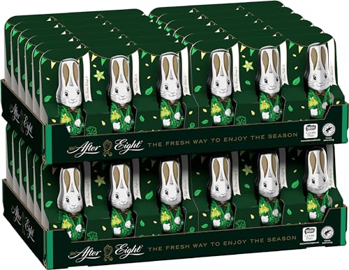 NESTLÉ AFTER EIGHT Mini-Osterhasen, kleine einzeln verpackte Schokoladenhasen aus Pfefferminz-Schokolade, 24er Pack (à 3x20g) von After Eight