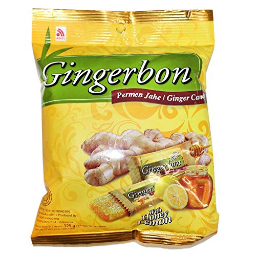 Agel - Ingwerbonbons mit Honig und Zitrone Aroma - 125g von Agel