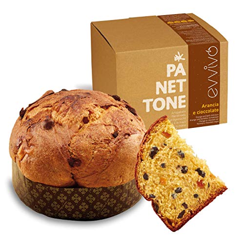 Handgemachter Bio Panettone - mit Orange und Schokolade - 500 g von Agire srl