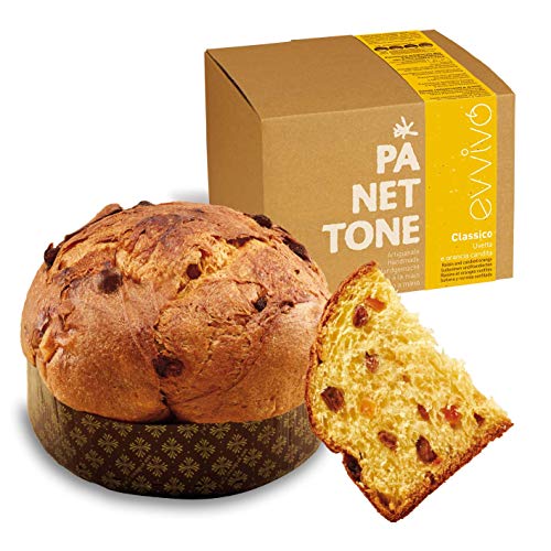 Handgemachter Bio Panettone - mit Sultaninen und kandierter Orange - 500 g von Agire srl