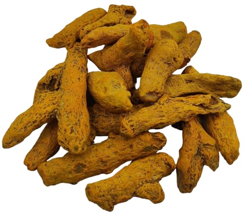 Getrocknete Kurkuma Wurzel 85g - 1,95Kg Ganzes Haldi Curcuma (1950 gramm) von AgoraMarket