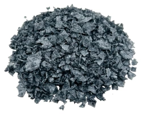 Natürliche Schwarze Pyramiden Meer Salz Flocken Zypern 40g - 460g Premium Qualität (220 gramm) von AgoraMarket