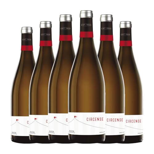 Cuatro Rayas Circense Verdejo Rueda 75 cl Weißwein (Karton mit 6 Flaschen von 75 cl) von Agrícola Castellana Bodega Cuatro Rayas