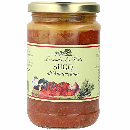 Tomatensauce Sugo all'Amatriciana | u.a. mit Speck, Zwiebeln | zu Pasta | Pizzabelag | 300g von Agroalimenta