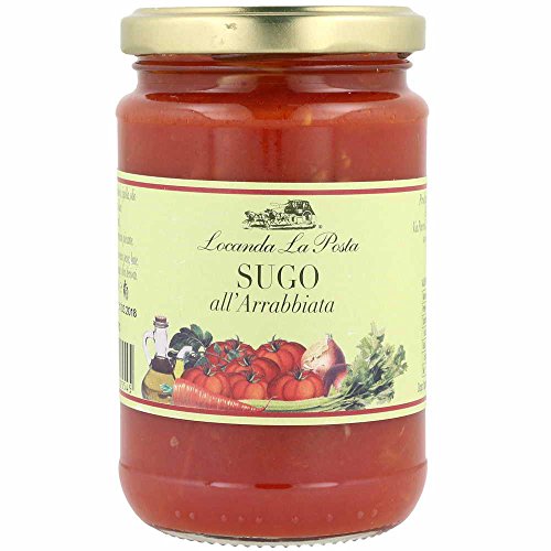 Tomatensauce Sugo all'Arrabiata | scharfe Sauce u.a. mit Peperoncino | ohne Palmfett | 300g von Agroalimenta