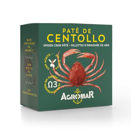 Agromar Paté de Centollo - Spinnenkrabbe Pate (1x100gr) von Agromar