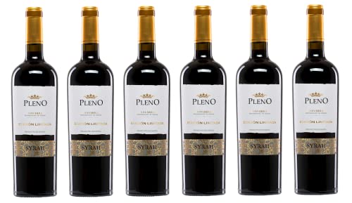 6x 0,75l - 2021er - Pleno - Edición Limitada - Syrah - Navarra D.O.P. - Spanien - Rotwein trocken von Agronavarra - Pleno