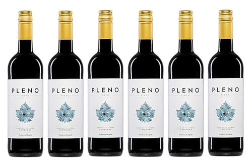 6x 0,75l - 2022er - Pleno - Tempranillo - semi-dry - Navarra D.O.P. - Spanien - Rotwein halbtrocken von Agronavarra - Pleno