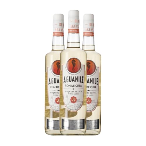 Rum Aguanile 3 Jahre 70 cl (Karton mit 3 Flaschen von 70 cl) von Aguanile