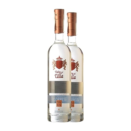 Marc Aguardientes de Galicia Vedra del Ulla Orujo de Galicia Medium Flasche 50 cl (Schachtel mit 2 Medium Flasche von 50 cl) von Aguardientes de Galicia