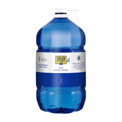 Wasser 3 Einheiten Box Solán PET Karaffe 5 L von Aguas de Solán de Cabras SA