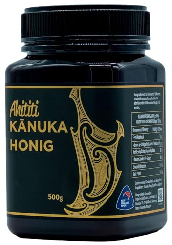 Kanuka Honig aus Neuseeland 500g AHITITI, direkt importiert, MPI registriert Pack of 2 von Ahititi