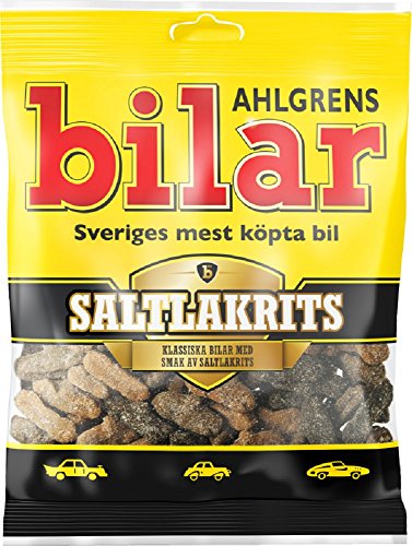 Ahlgrens Bilar Saltlakrits 100 G - Autos Lakritz von Ahlgrens