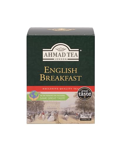 Ahmad Tea - English Breakfast - Schwarzer Frühstückstee - Assam & Ceylon Tee - Lose - 250g von Ahmad Tea