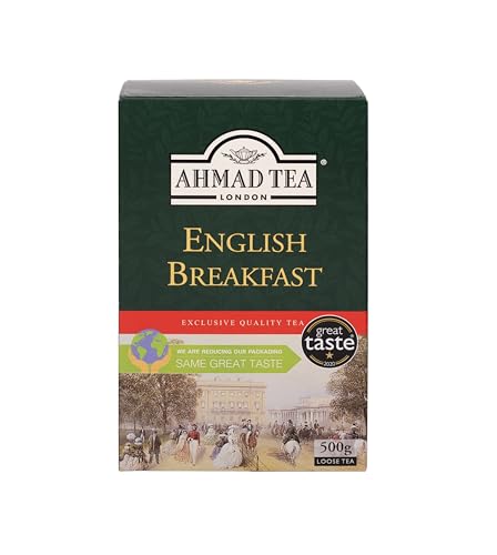 Ahmad Tea - English Breakfast - Schwarzer Frühstückstee - Assam & Ceylon Tee - Lose - 500g von Ahmad Tea