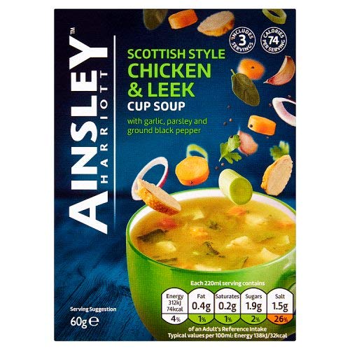 Ainsley Harriott 450245 Scottish Chicken & Lauch Cup Soup 60g, Aluminium, Weiß von Ainsley Harriott