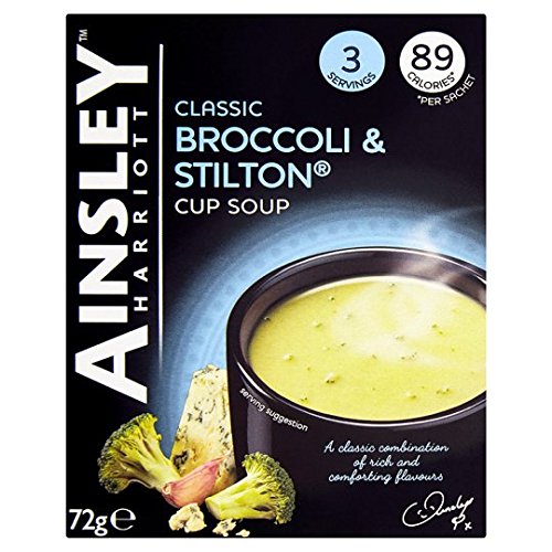 Ainsley Harriott Brokkoli und Stilton Suppe, 72 g, 3 Stück von Ainsley