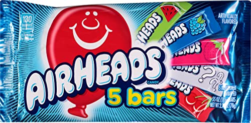 Air Heads Süßigkeiten mit künstlichem Geschmack von Airheads