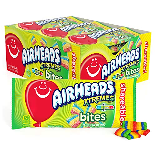 Airheads Xtremes Rainbow Berry Bites, 4 Ounce (Pack of 18) von Airheads